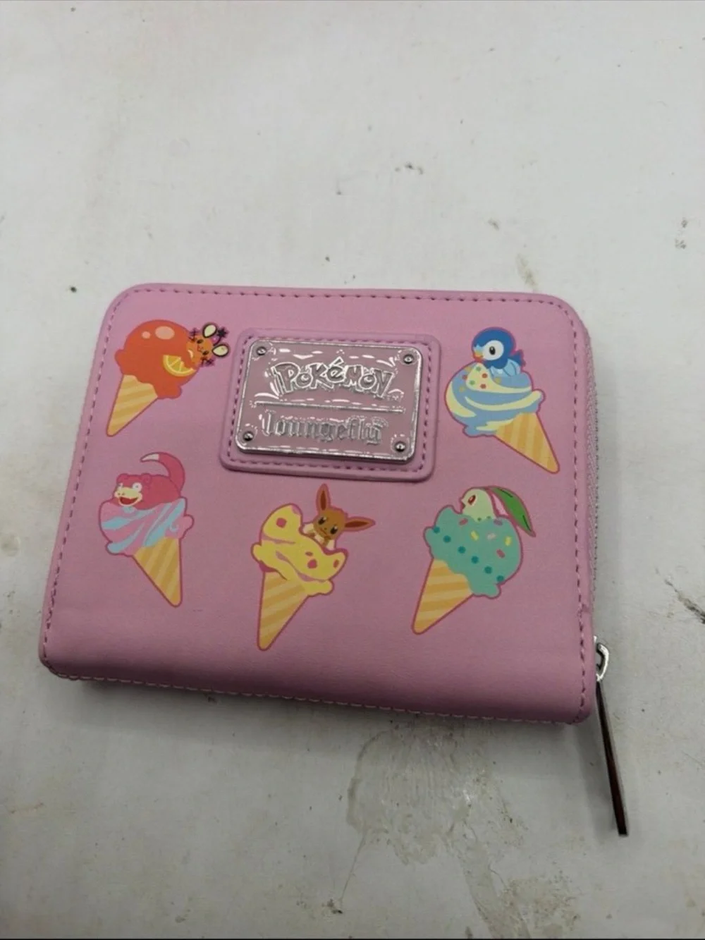 Loungefly Pokemon Ice cream Denim jacket mini backpack set (Bedazzled)